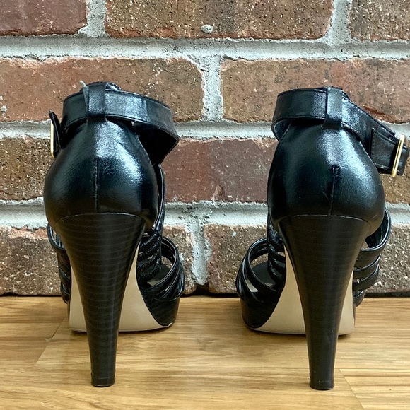 Madden Girl Black Ultra High Heels Sz 7.5 - Picture 5 of 8